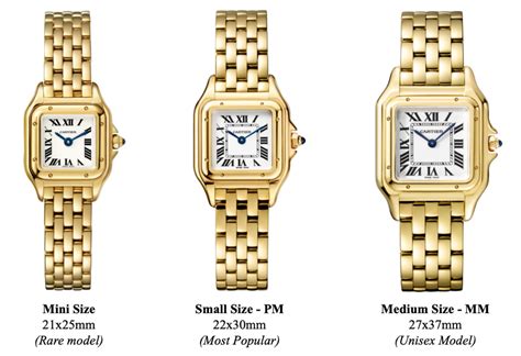 cartier panthère femme|cartier panther size chart.